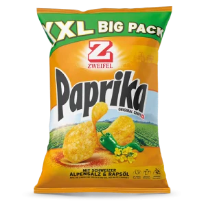 Zweifel Paprika 380 Gramm (10er Pack)-Versiegler gratis – praktisch und nachhaltig.